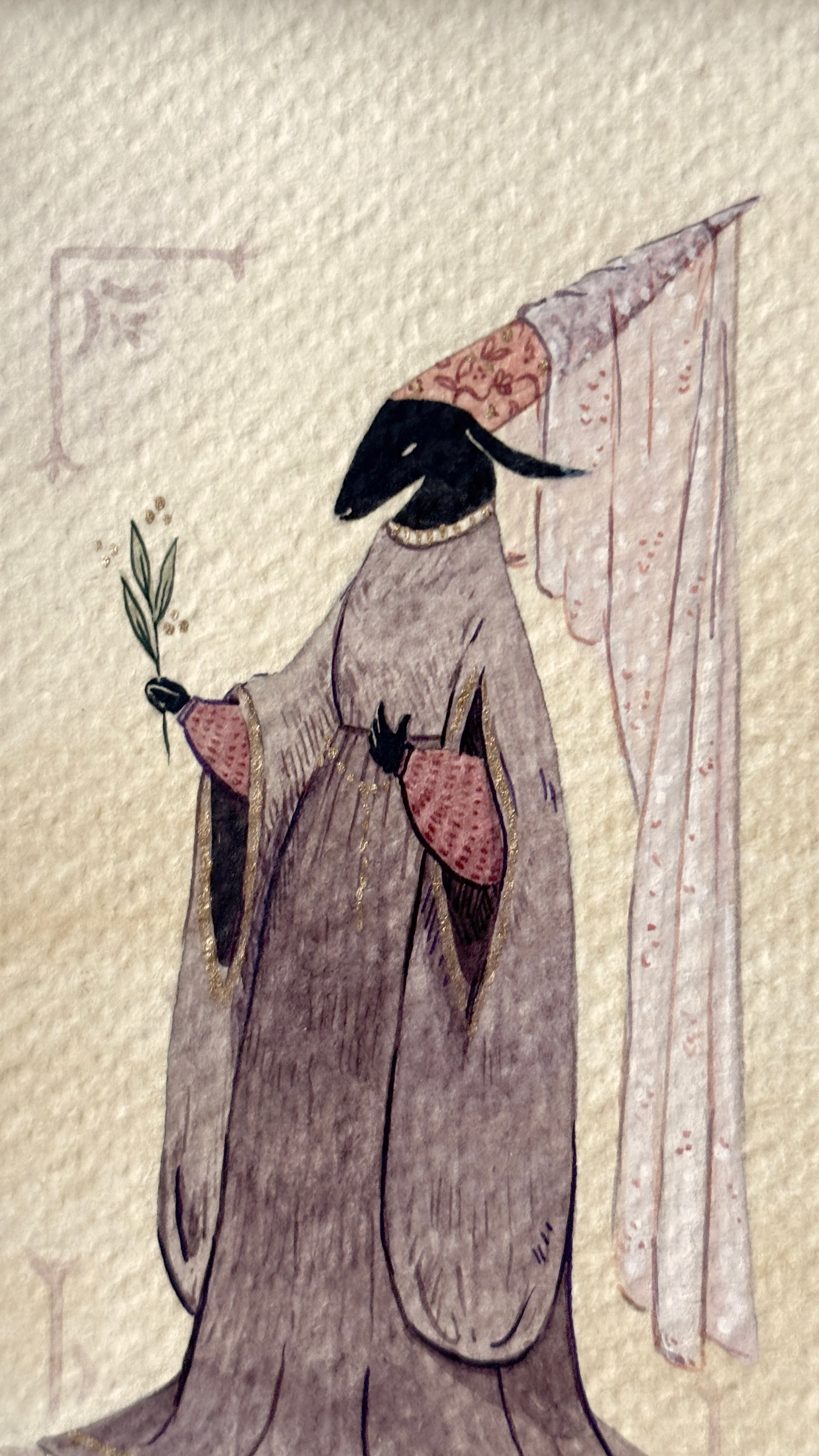 'My Lady' Original Watercolour Painting