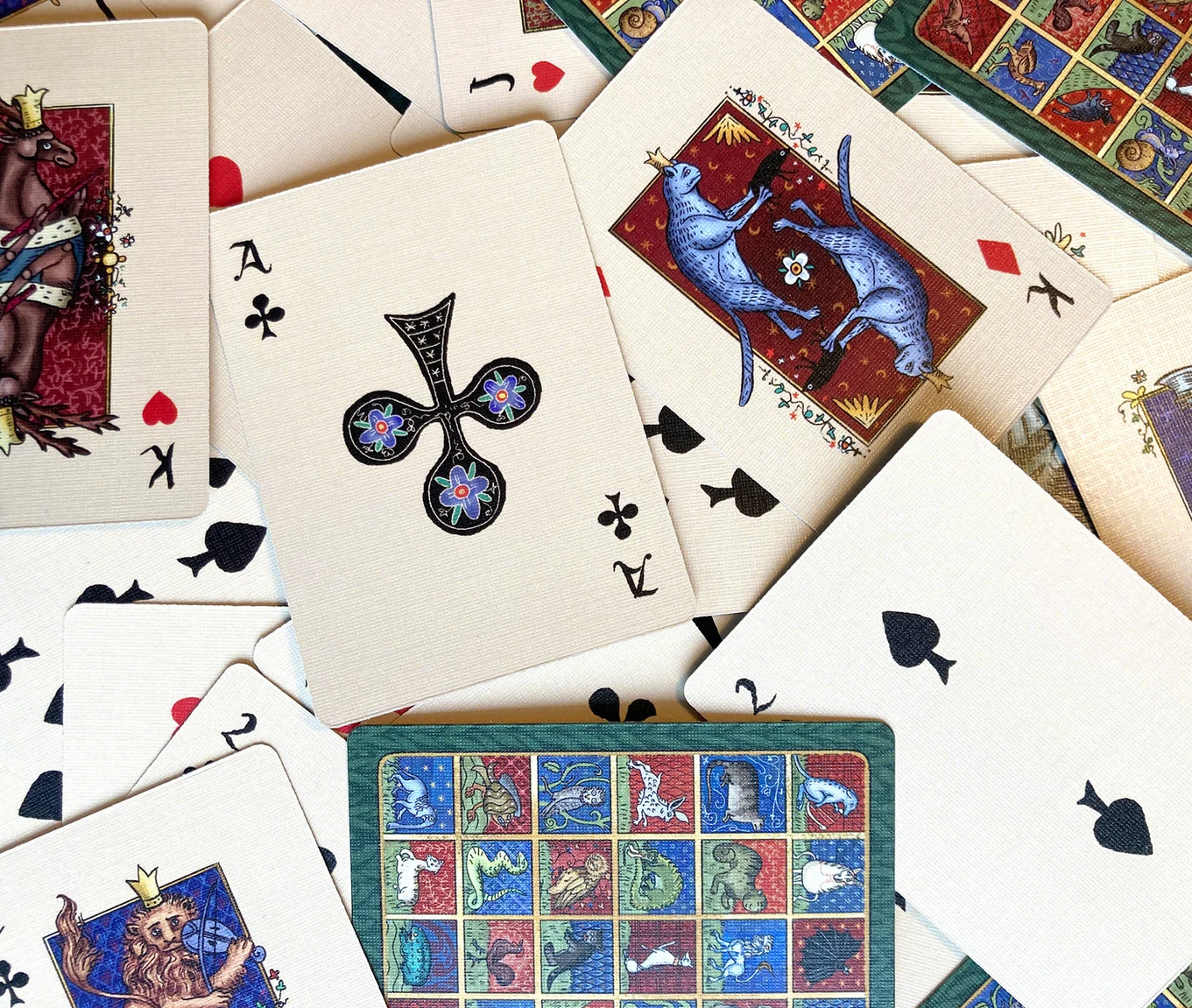 You & A Friend "Medieval Animals" Playing Cards Bundle