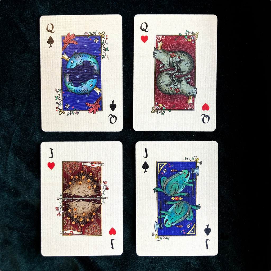 You & A Friend "Medieval Animals" Playing Cards Bundle