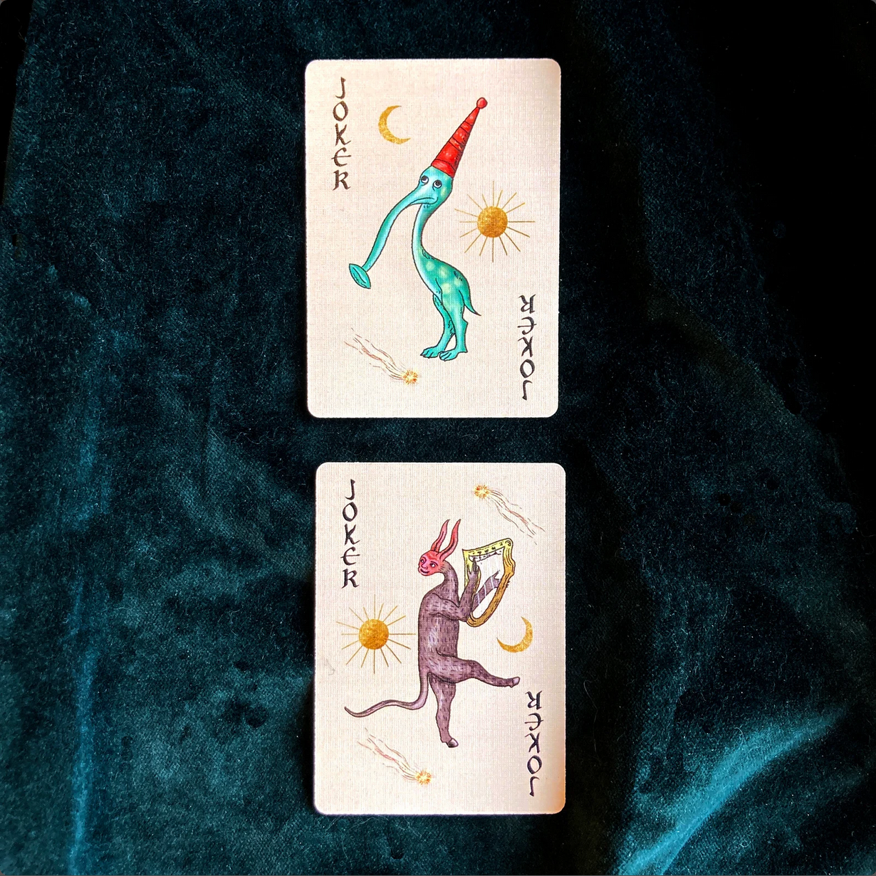 You & A Friend "Medieval Animals" Playing Cards Bundle