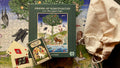 Medieval Animals Jigsaw + Playing Cards Bundle: the jigsaw box, card deck and cotton bag together