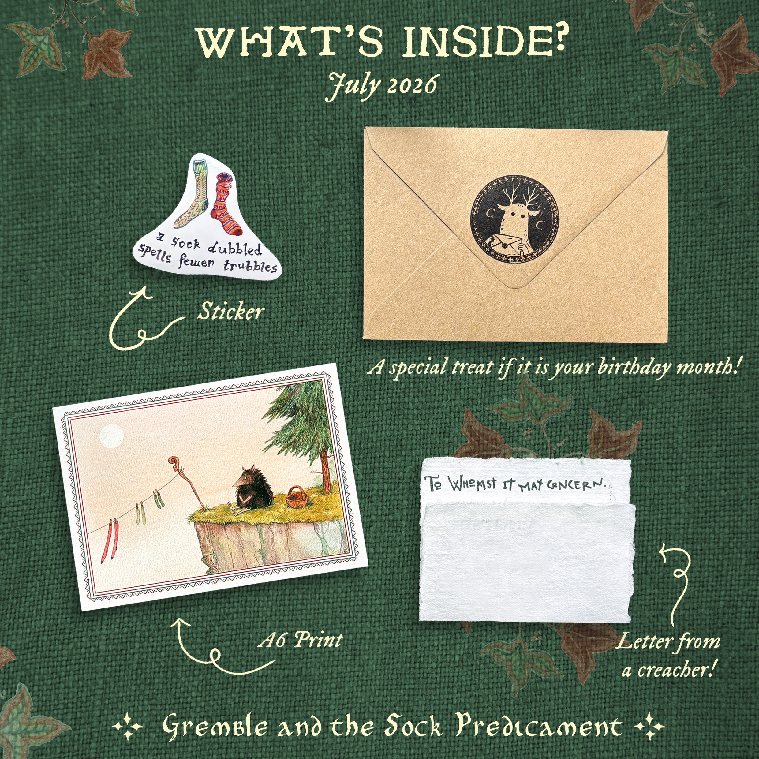Creacher Correspondence Mail Club
