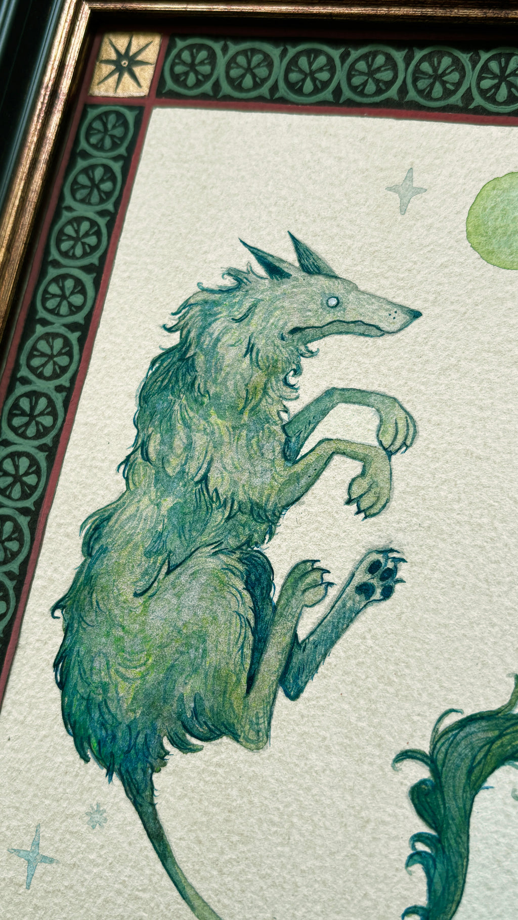 "Cù-Sìth" Original Watercolour Painting