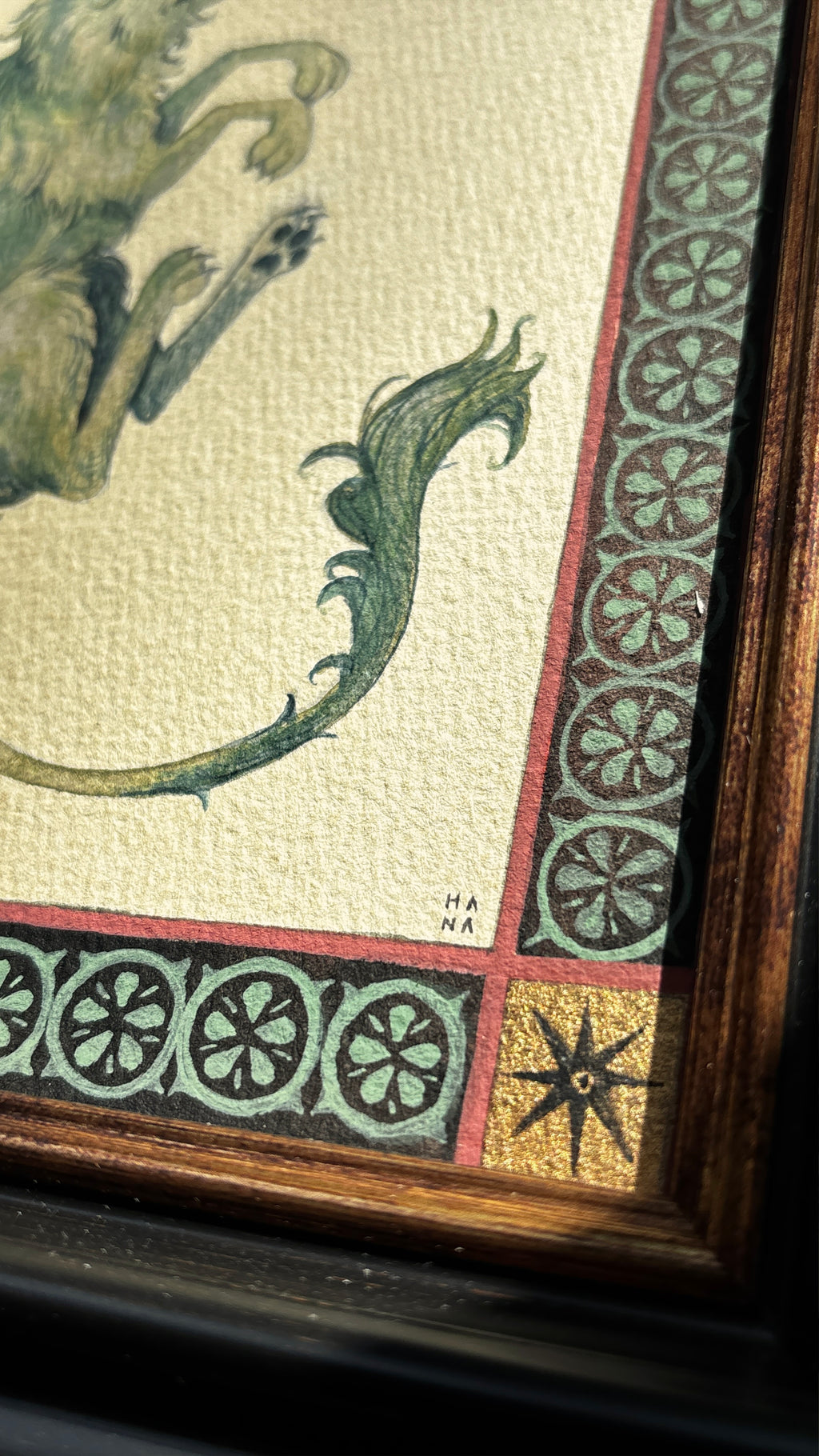 "Cù-Sìth" Original Watercolour Painting