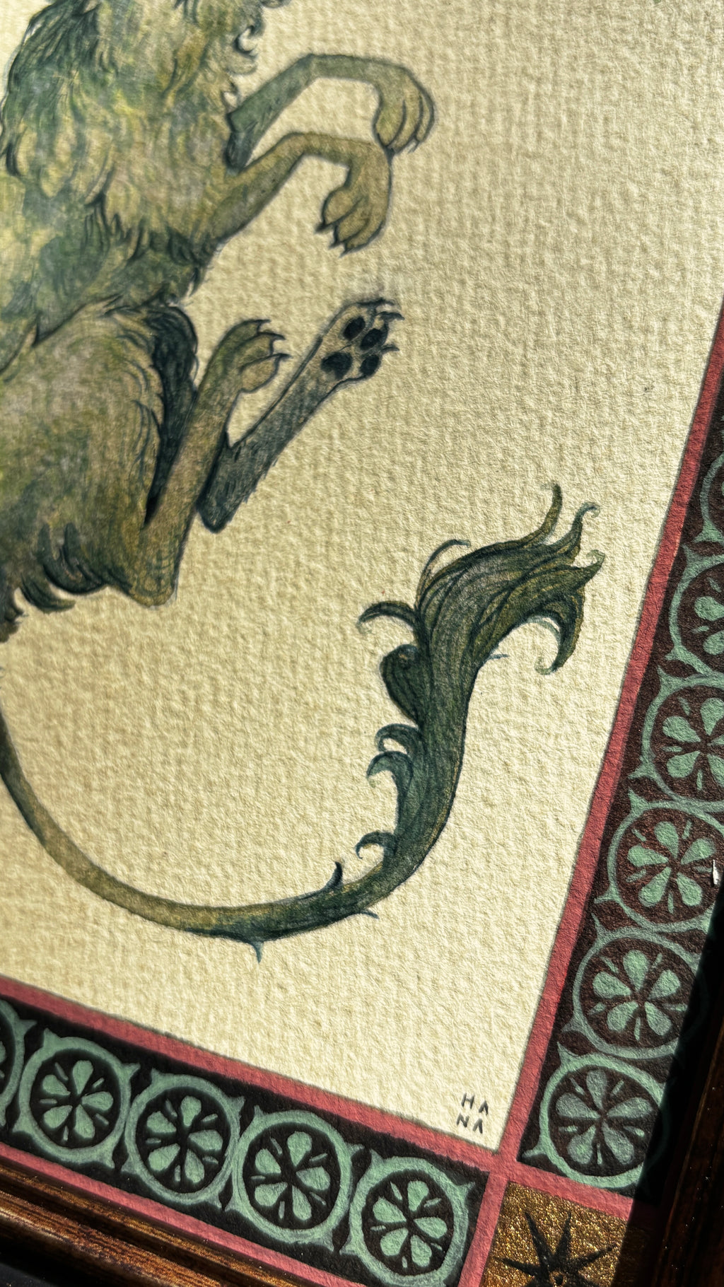 "Cù-Sìth" Original Watercolour Painting