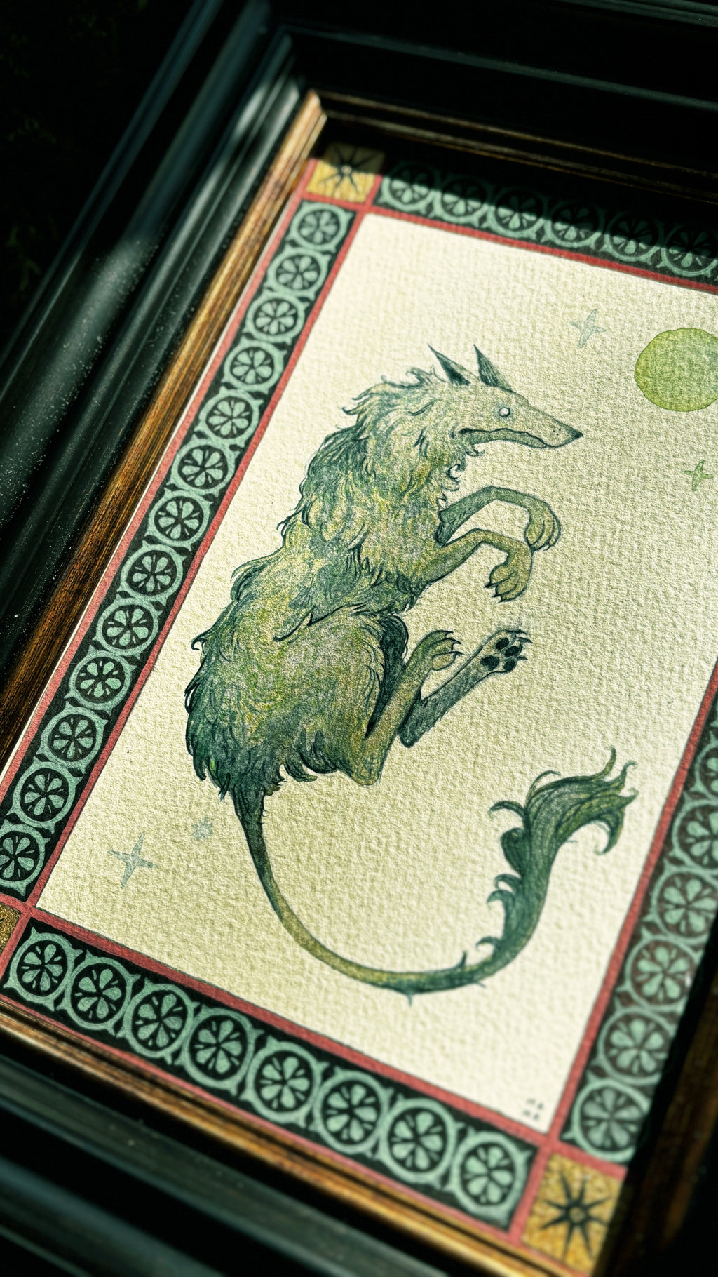 "Cù-Sìth" Original Watercolour Painting