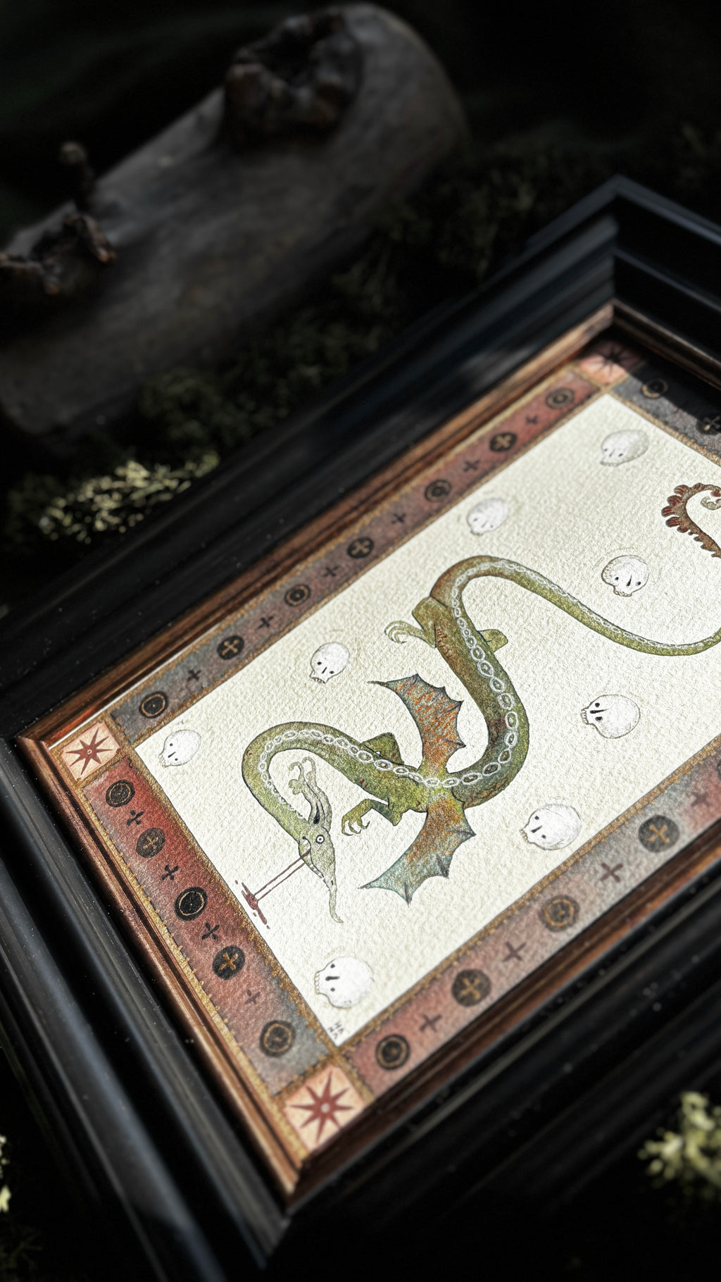 "The Dragon of Dundee" Original Watercolour Painting