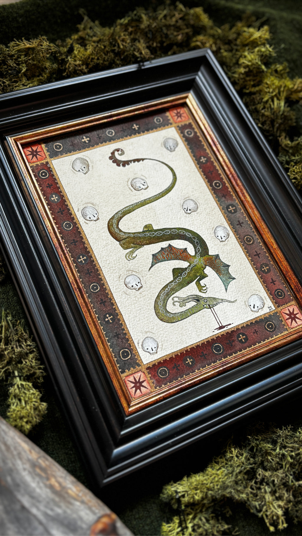 "The Dragon of Dundee" Original Watercolour Painting