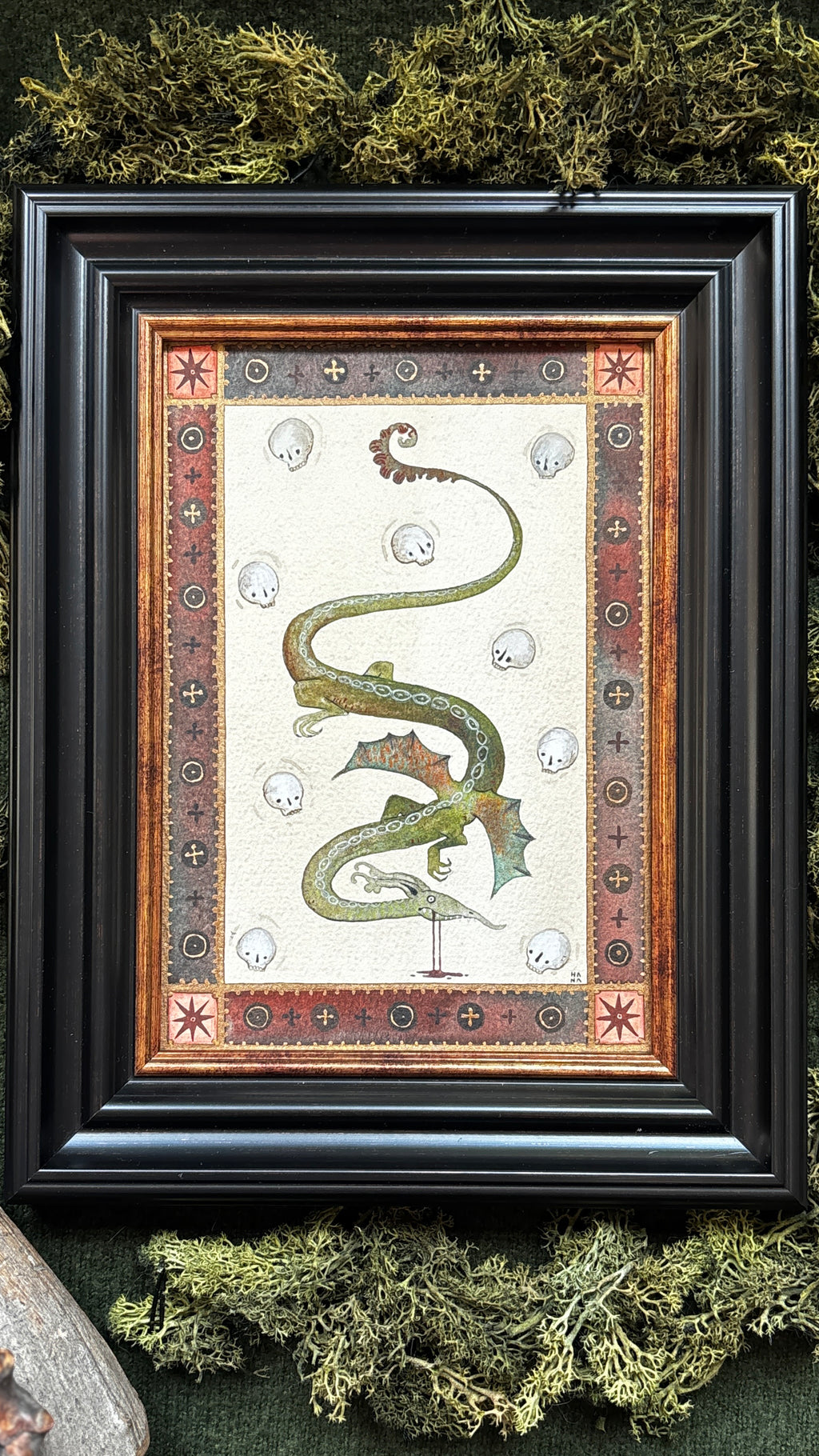 "The Dragon of Dundee" Original Watercolour Painting