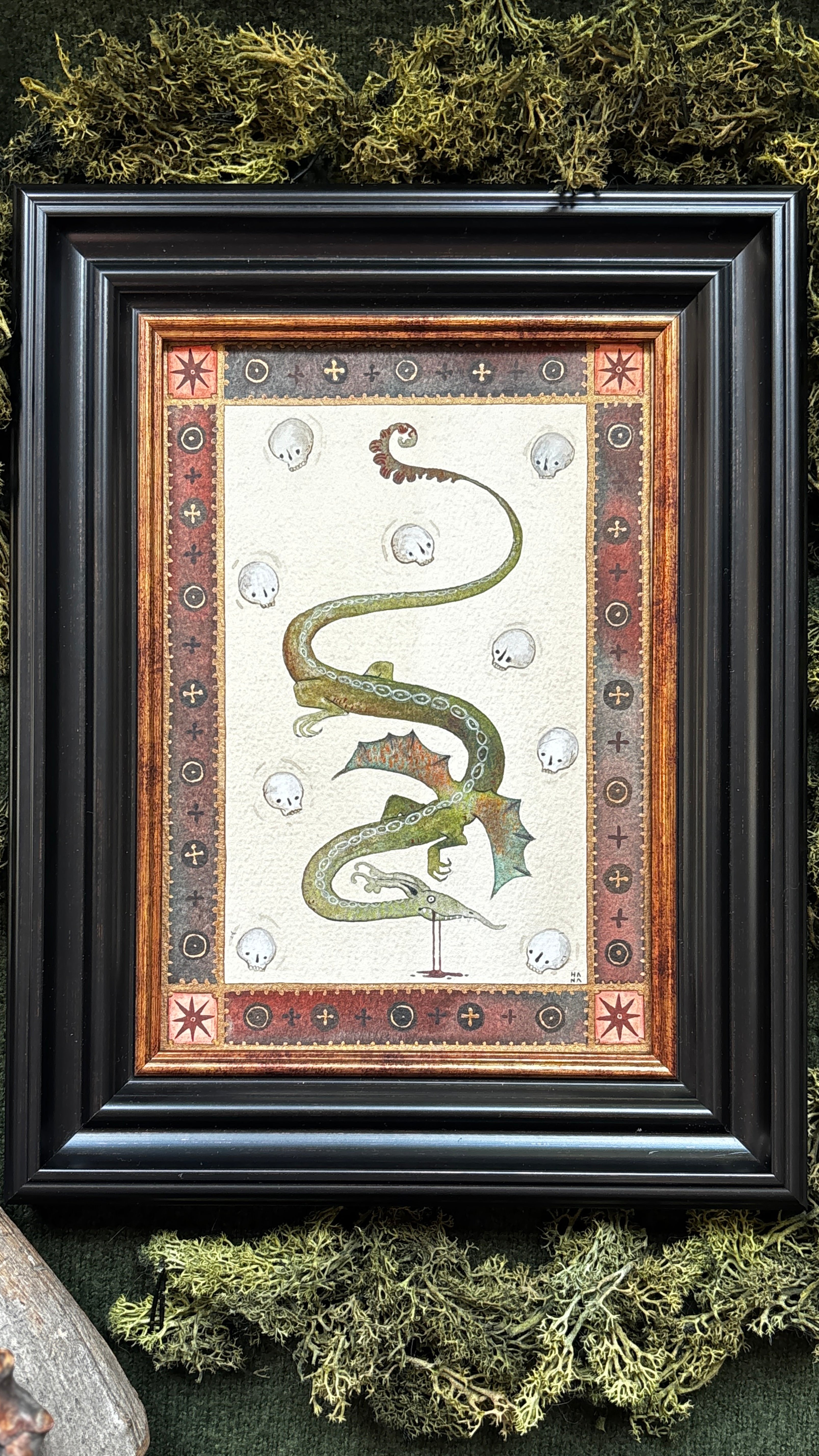 "The Dragon of Dundee" Original Watercolour Painting