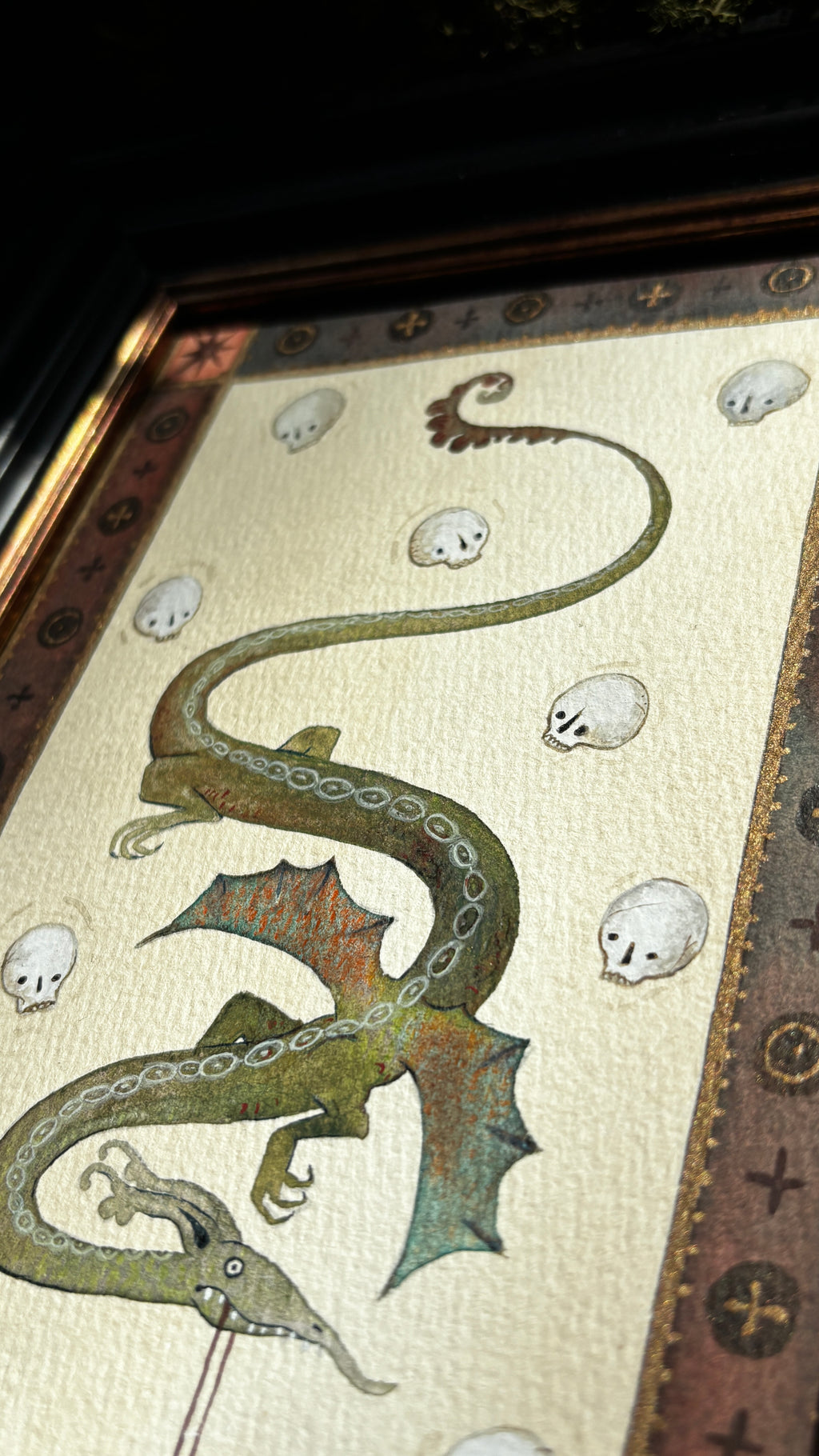 "The Dragon of Dundee" Original Watercolour Painting