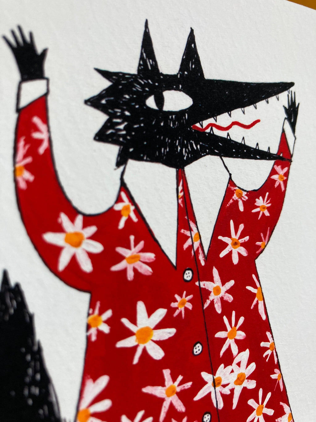 "Wolf in a Fancy Coat" Print