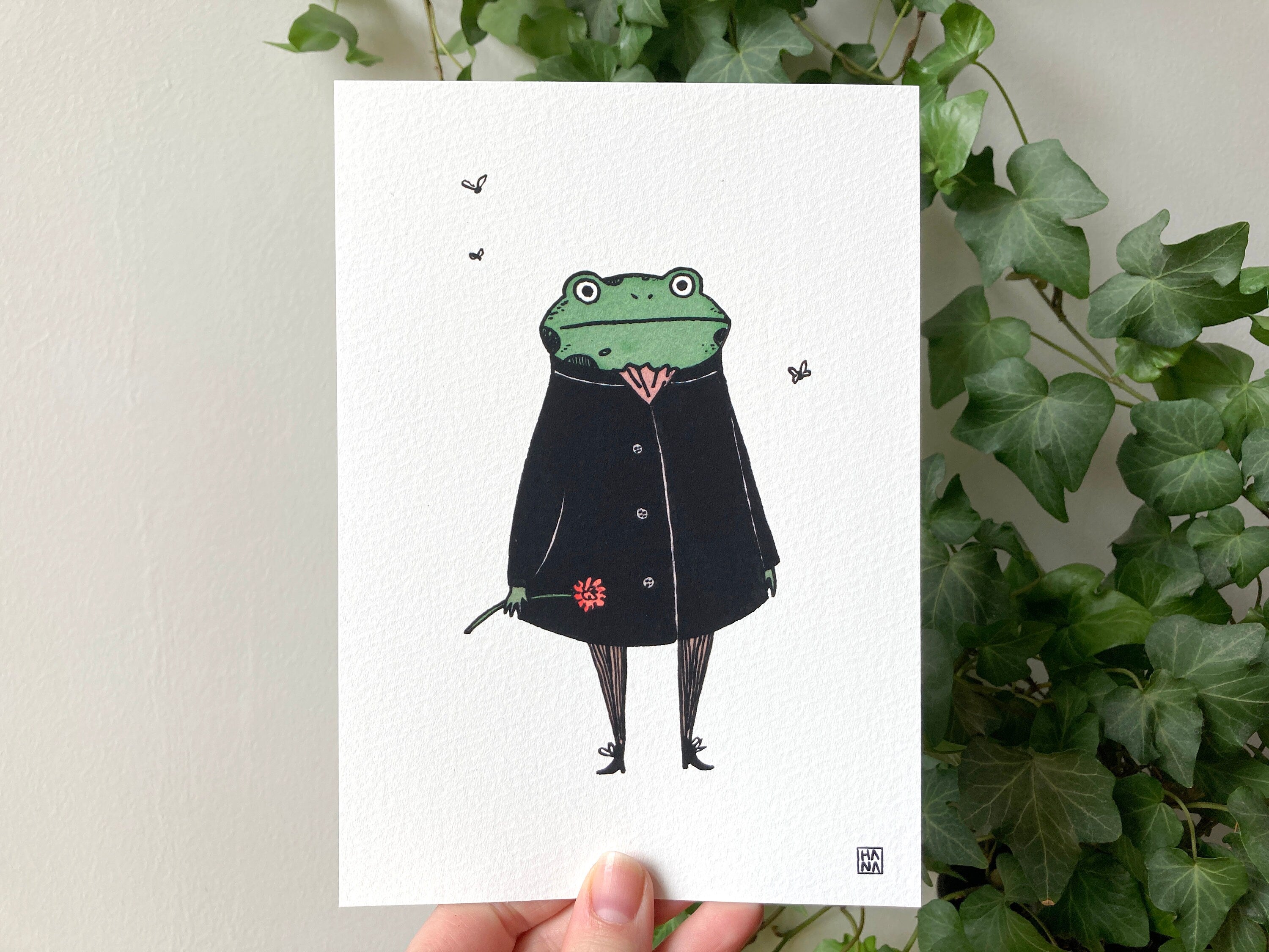 "Dapper Frog" Print