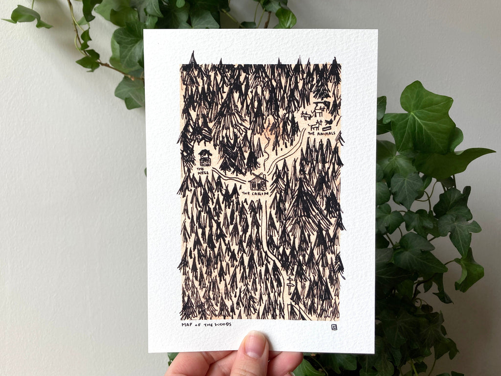 "Map of the Woods" Print