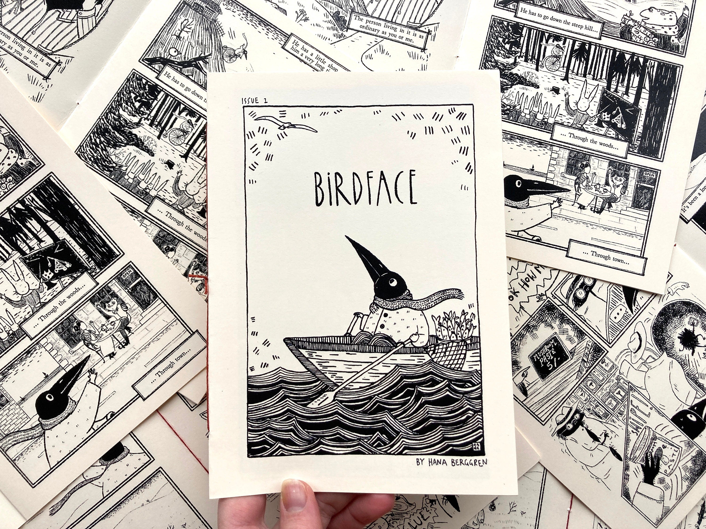 Birdface Zine Bundle: Issues 1-5 + Print