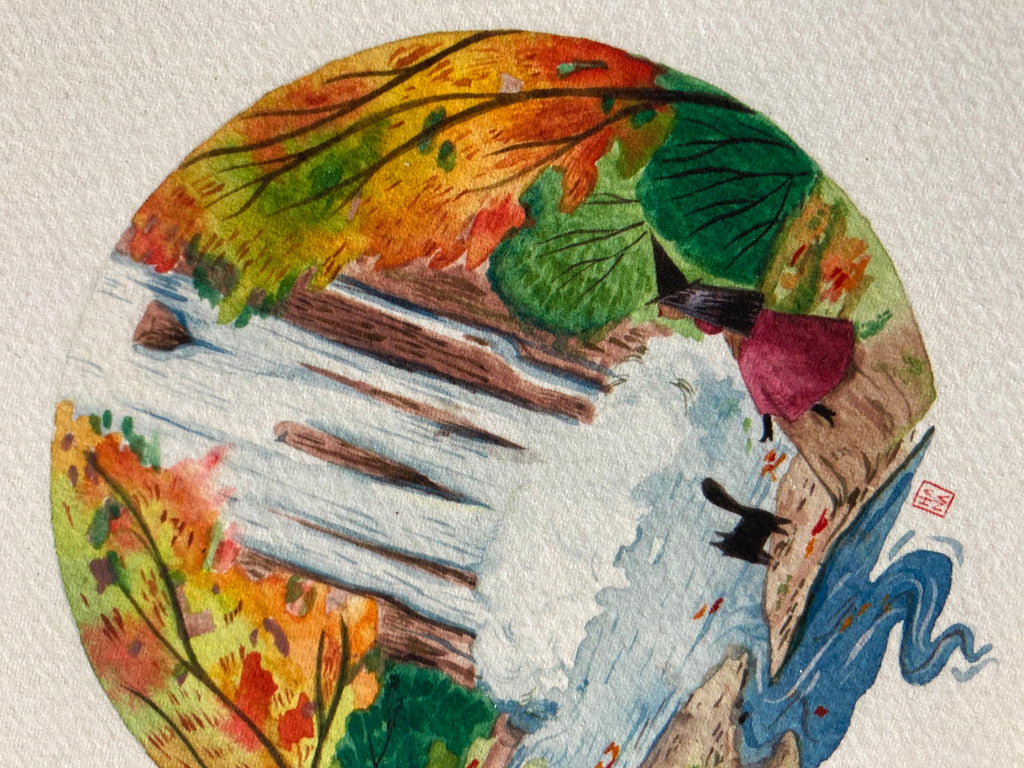 "Waterfall Witch" Print