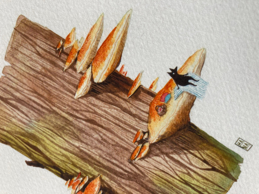 "Mushroom Picnic" Print