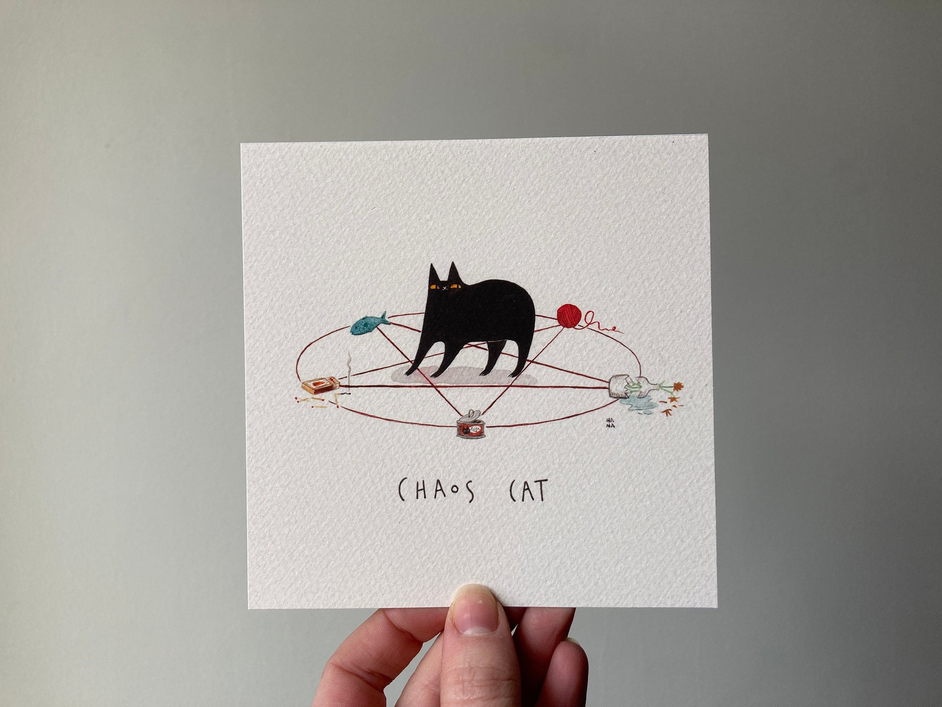 "Chaos Cat" Print