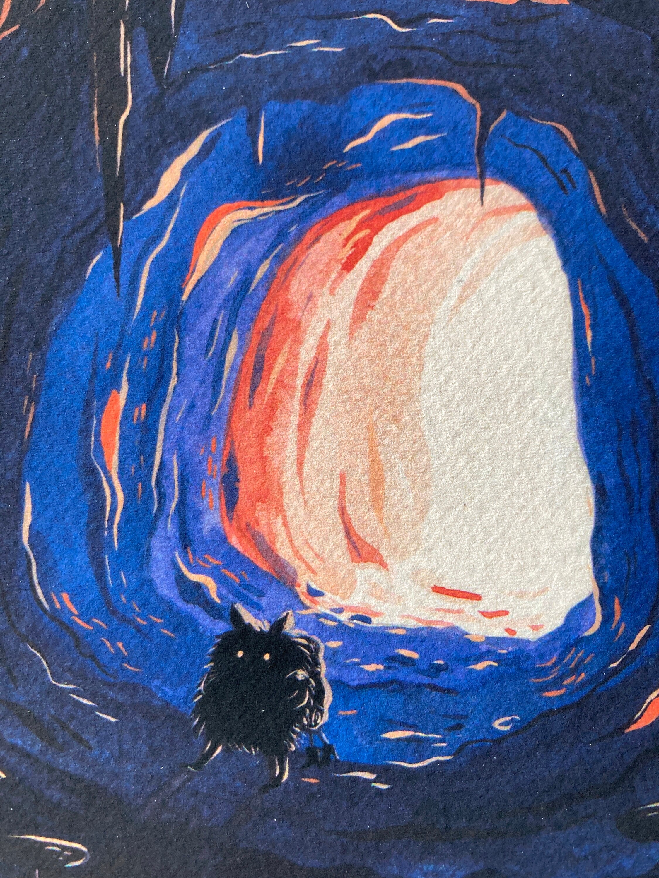 "Little Cave Troll" Print