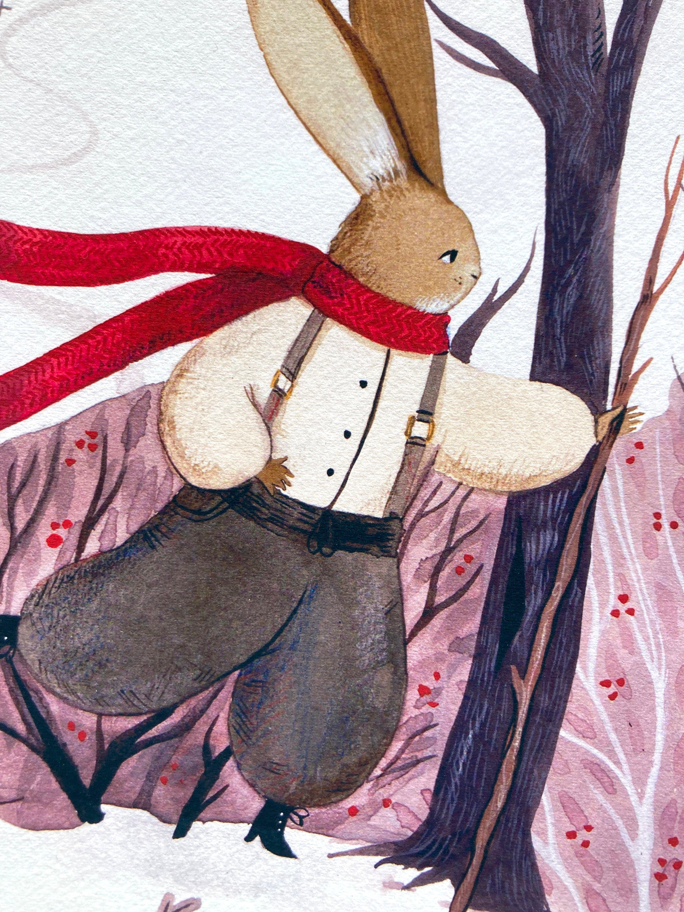 "Snow Rabbit" Print
