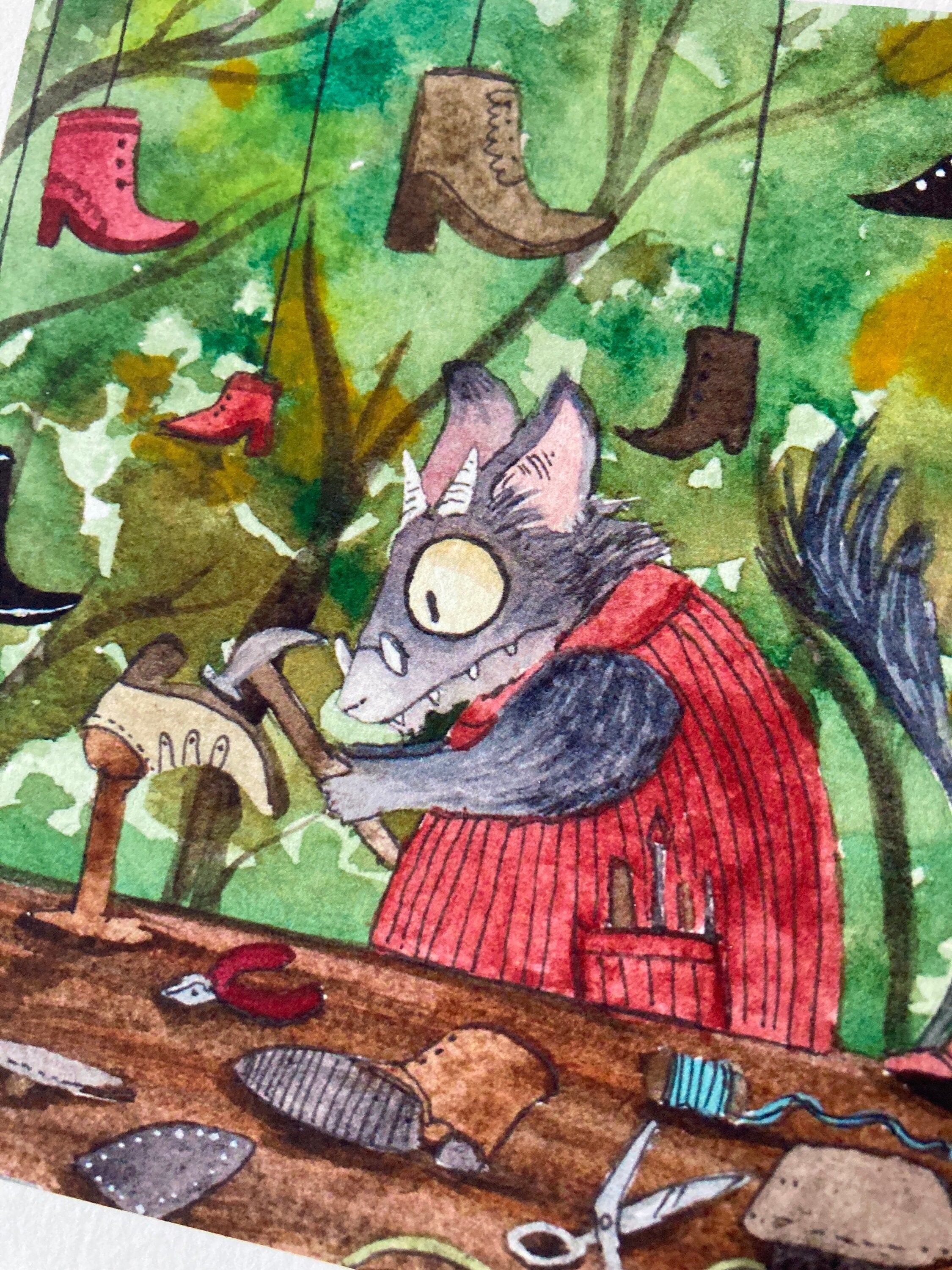 "The Boot Beast" Print