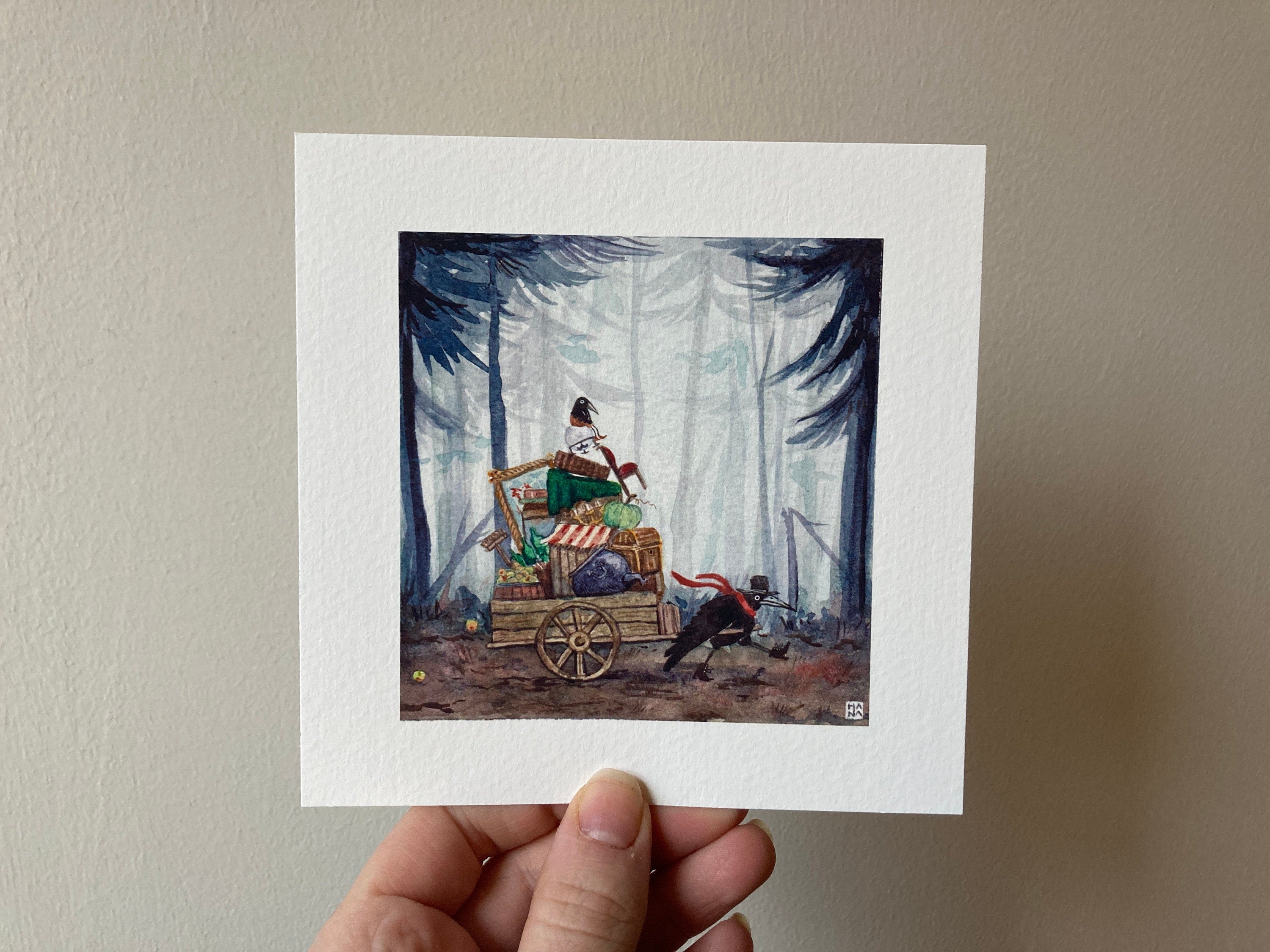 "The Horseless Wagon" Print