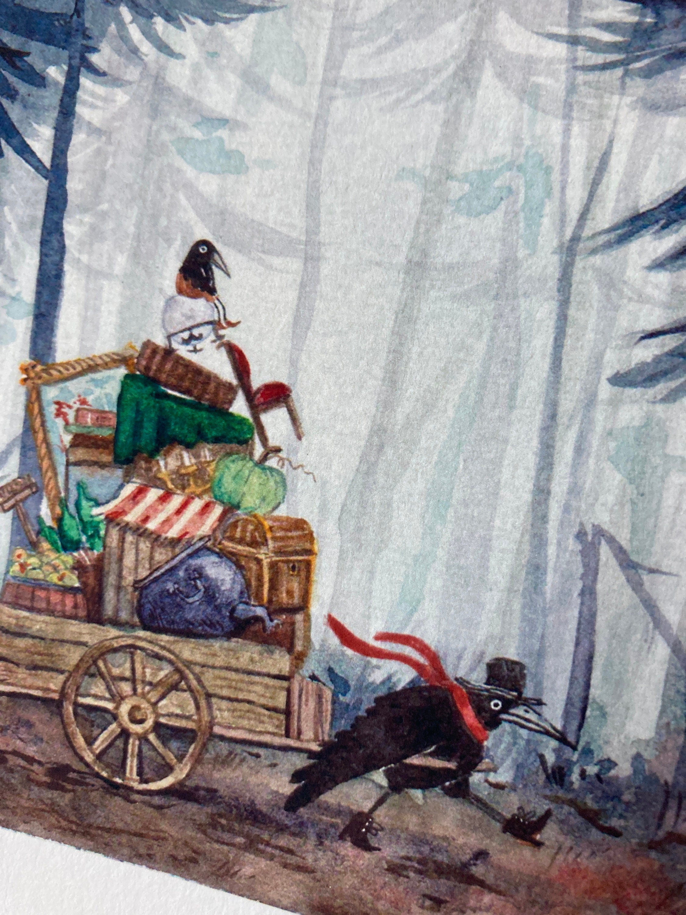 "The Horseless Wagon" Print