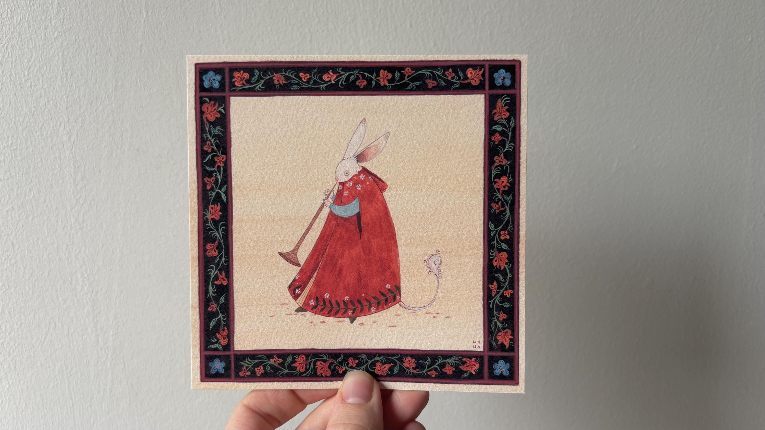 "The Trumpeter" Print