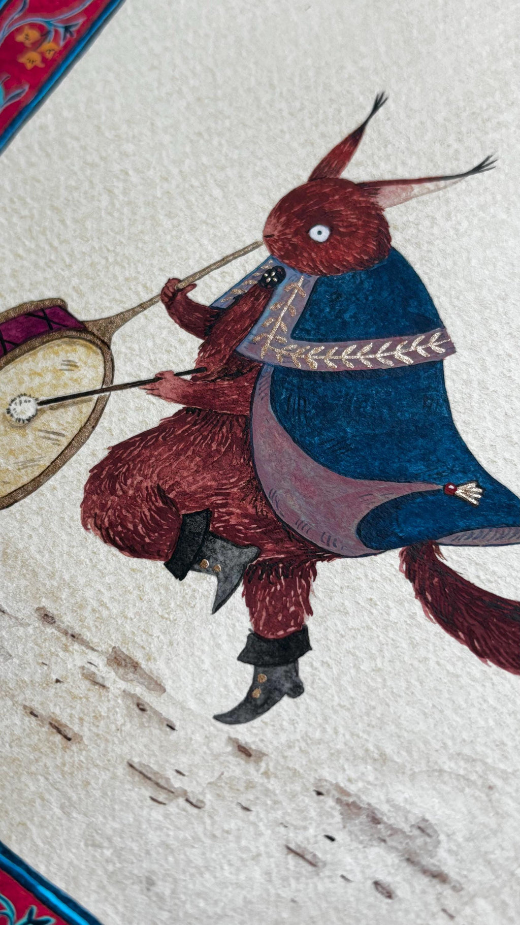 "The Drummer" Original Watercolour Painting