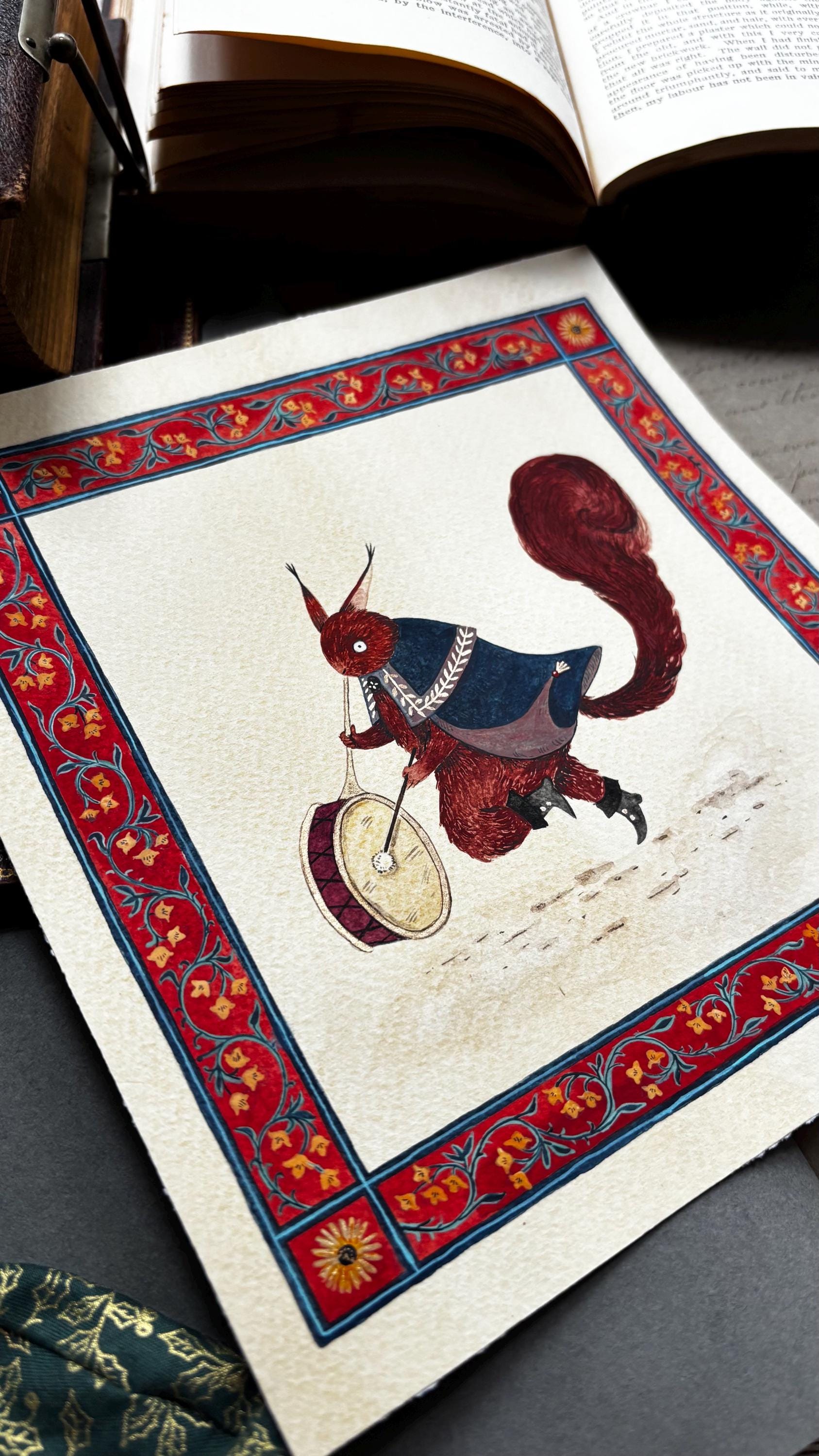 "The Drummer" Original Watercolour Painting